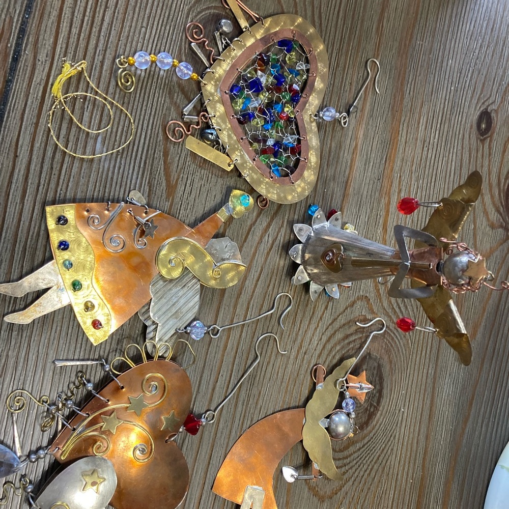 Chico’s Christmas Ornaments Angels, Heart,